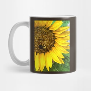 Sunflower and Bee Mug